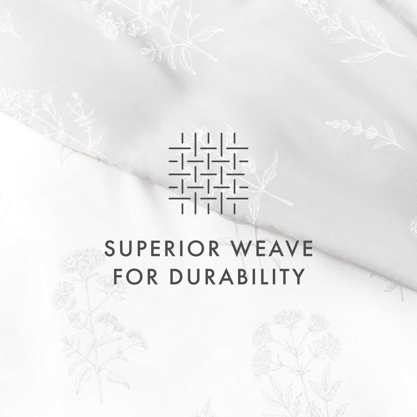 Becky Cameron Ultra Soft Botany Floral 3-Piece Reversible Duvet Cover Set