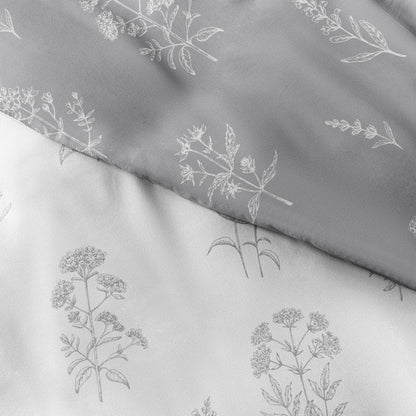 Becky Cameron Ultra Soft Botany Floral 3-Piece Reversible Duvet Cover Set
