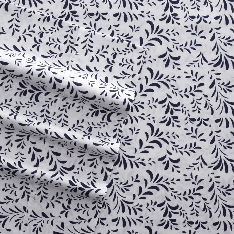 Becky Cameron Printed 4 Piece Deep Pocket Bed Sheets Set