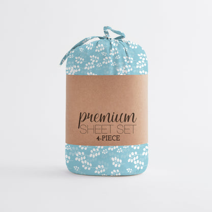 Becky Cameron Printed 4 Piece Deep Pocket Bed Sheets Set