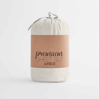 Becky Cameron Printed 4 Piece Deep Pocket Bed Sheets Set