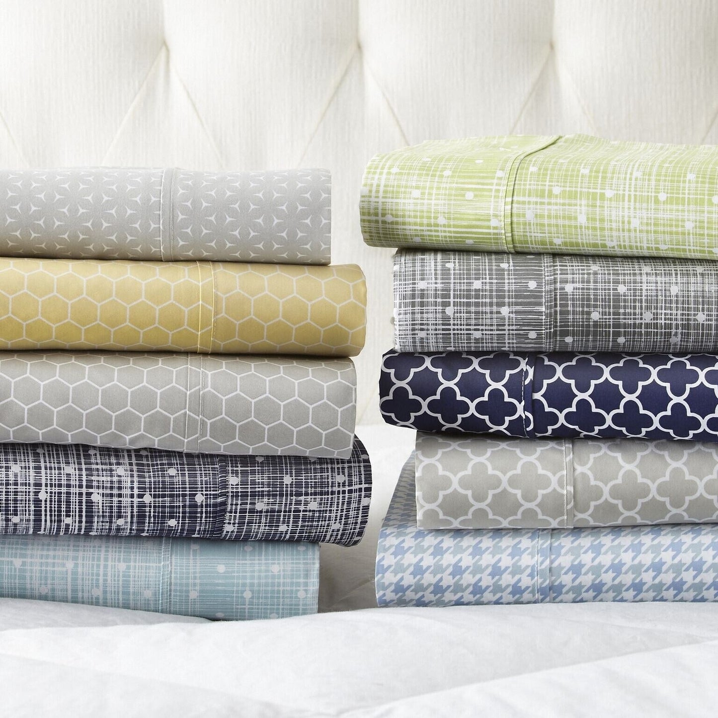 Becky Cameron Ultra Soft Printed 4-piece Deep Pocket Bed Sheet Set