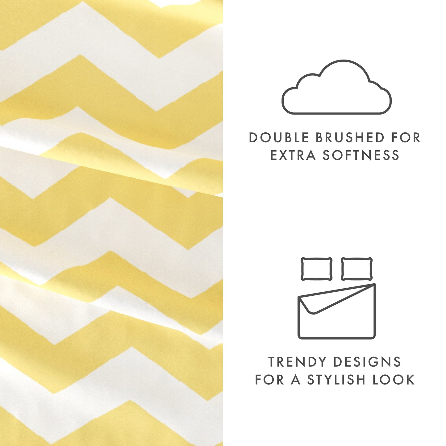 Becky Cameron Ultra Soft Printed 4 Piece Deep Pocket Bed Sheet Set