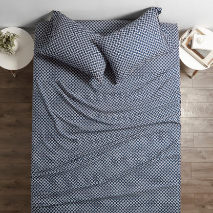 Becky Cameron Ultra Soft Printed 4-piece Deep Pocket Bed Sheet Set