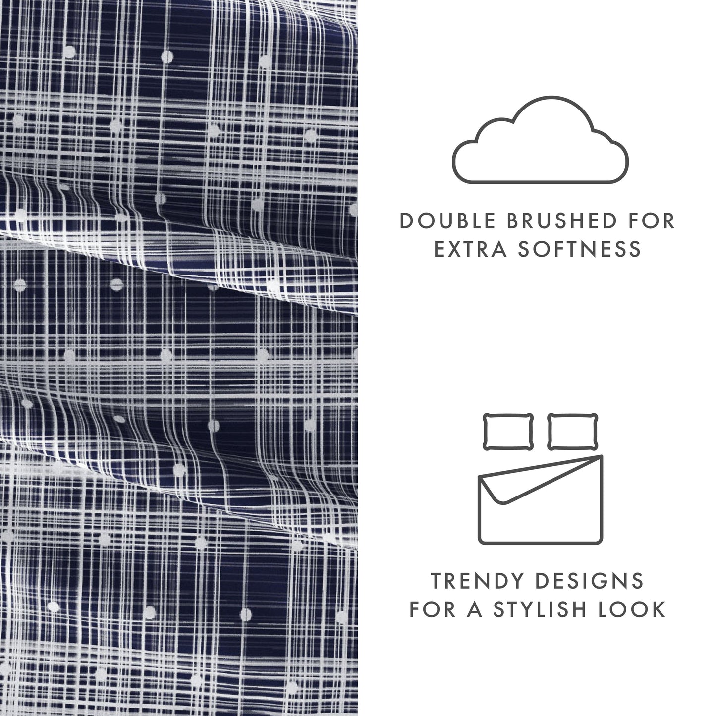 Becky Cameron Ultra Soft Printed 4-piece Deep Pocket Bed Sheet Set