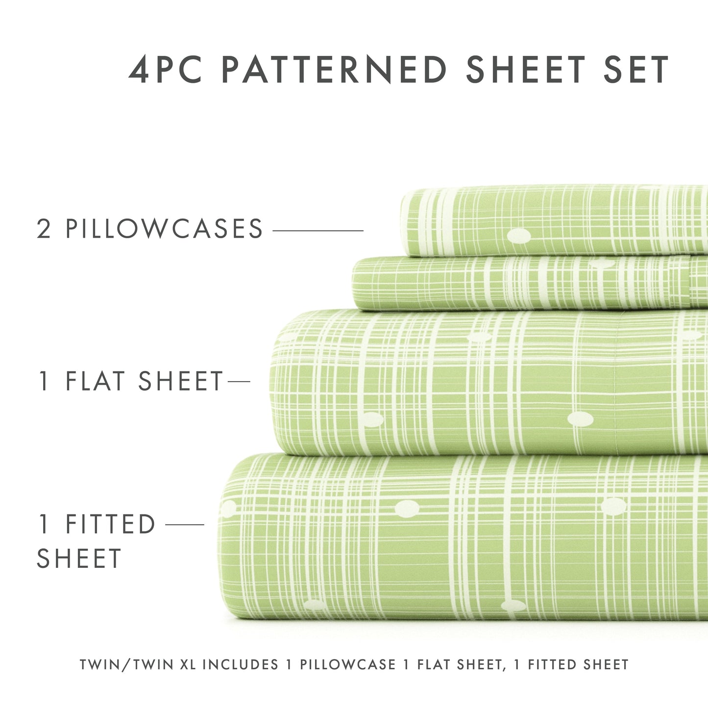 Becky Cameron Ultra Soft Printed 4-piece Deep Pocket Bed Sheet Set