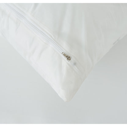 Bedbug Proof, Allergen Proof, Waterproof Vinyl Pillow Protectors - Heavy Duty Zippered Pillow Encasements (Set of 2)