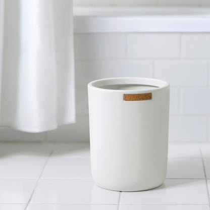 Beringer Wastebasket - White