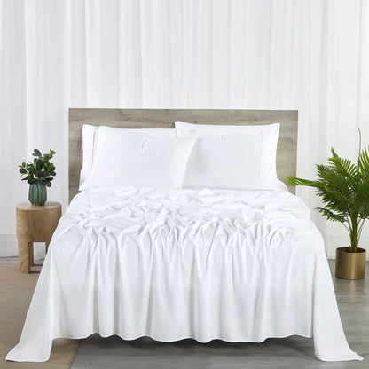 Bibb Home 2000 Count 6-Piece Rayon from Bamboo Sheet Set