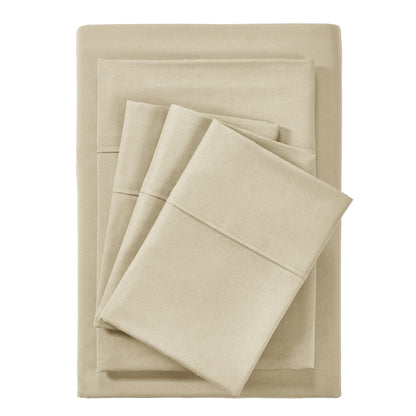 Bibb Home 2000 Count 6-Piece Rayon from Bamboo Sheet Set
