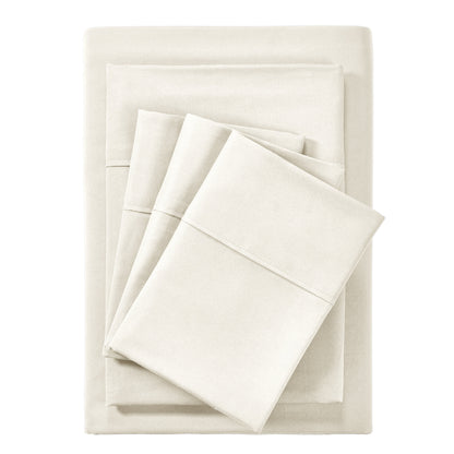 Bibb Home 2000 Count 6-Piece Rayon from Bamboo Sheet Set