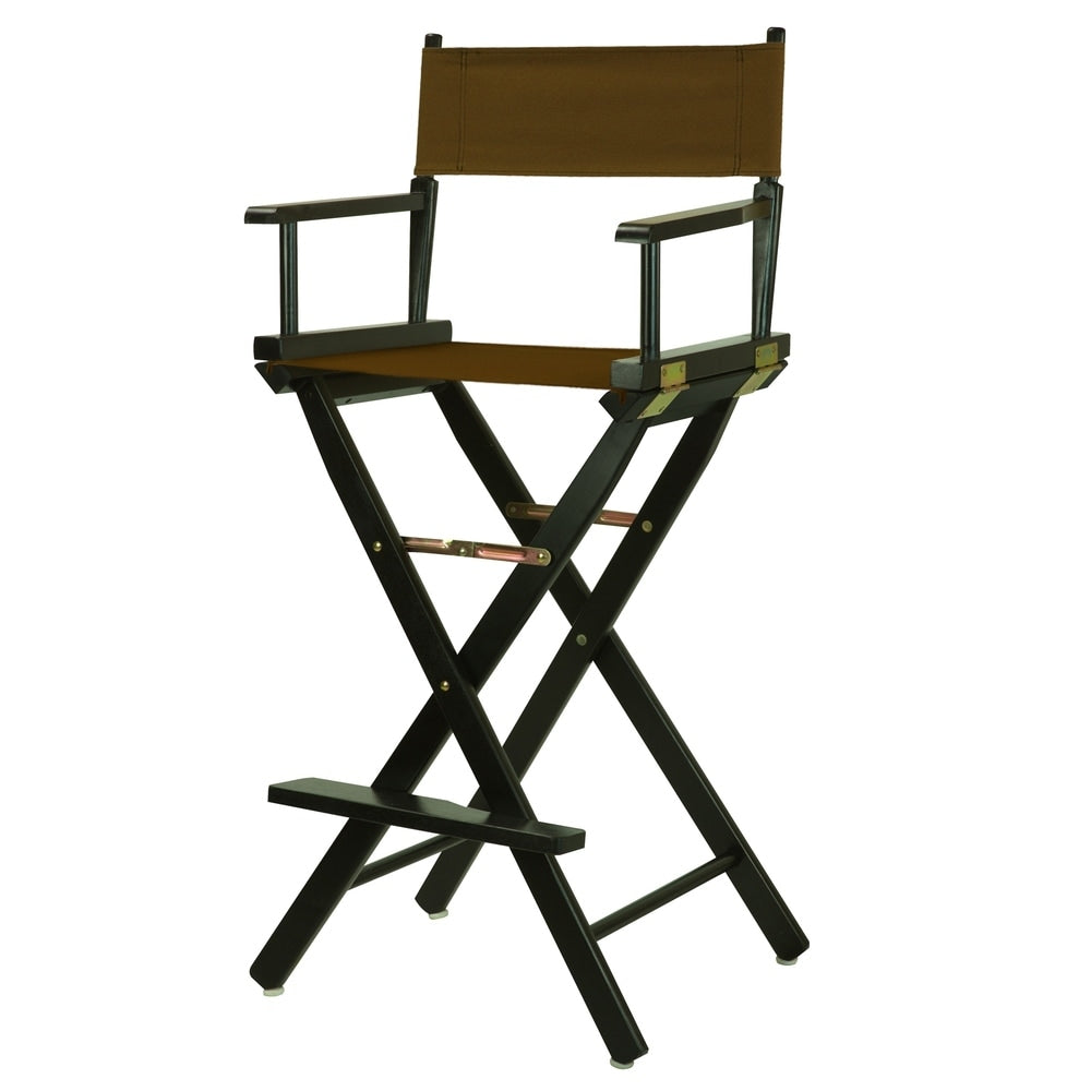 Black Frame 30-inch Director's Chair