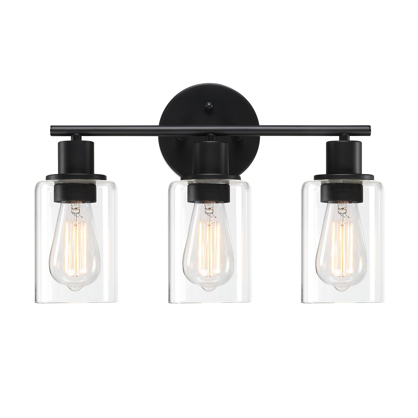 17 in. 3-Light Bathroom Light Fixtures Oil Rubbed Bronze Vanity Light