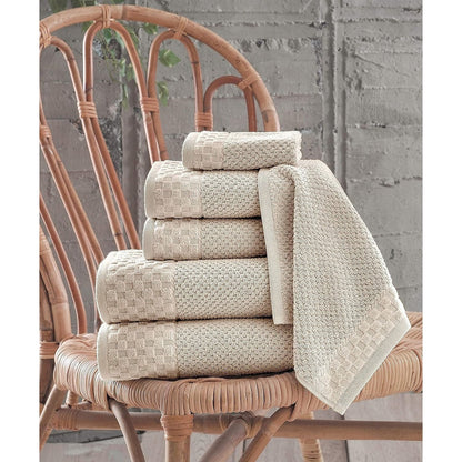 Boston Towel Collection Turkish Cotton Luxury and Soft 2 Large Bath Towels, 2 Washcloths and 2 Hand Towels (Set of 6)
