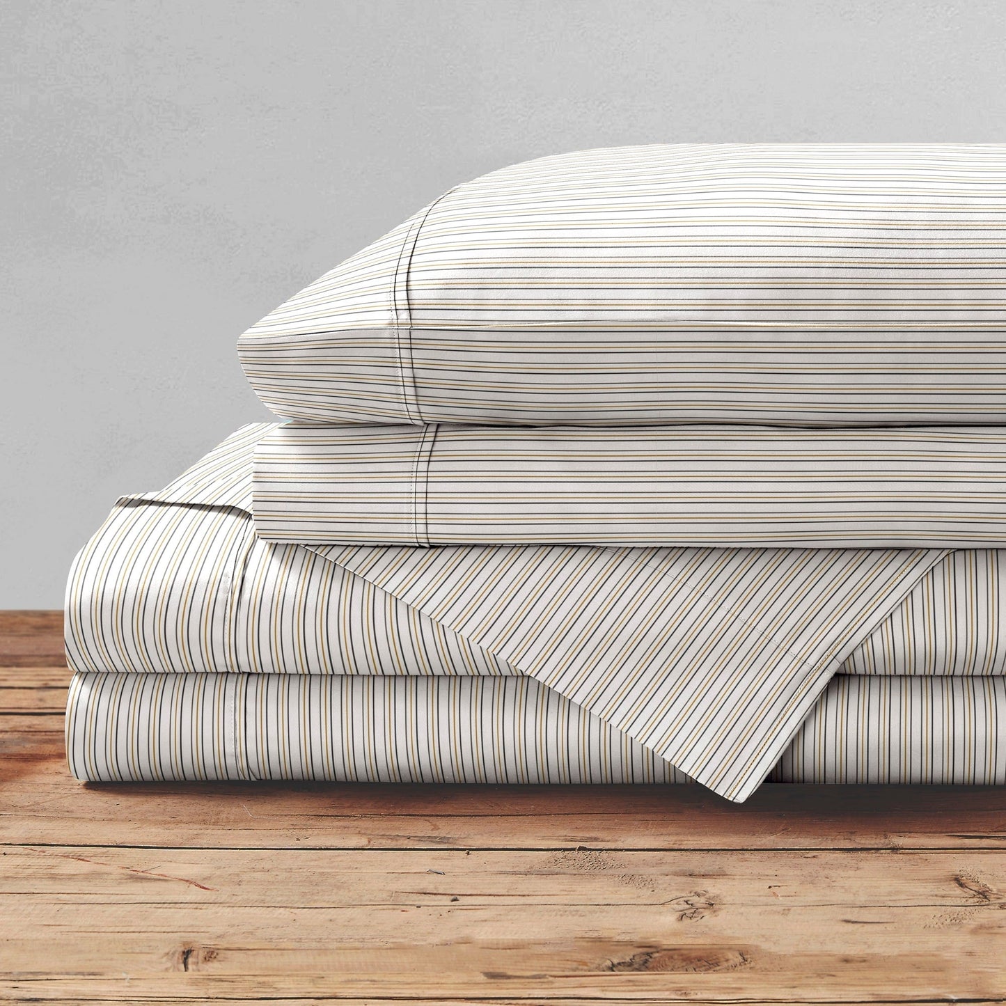 Brielle Home Cotton Percale Printed Bedsheet Set