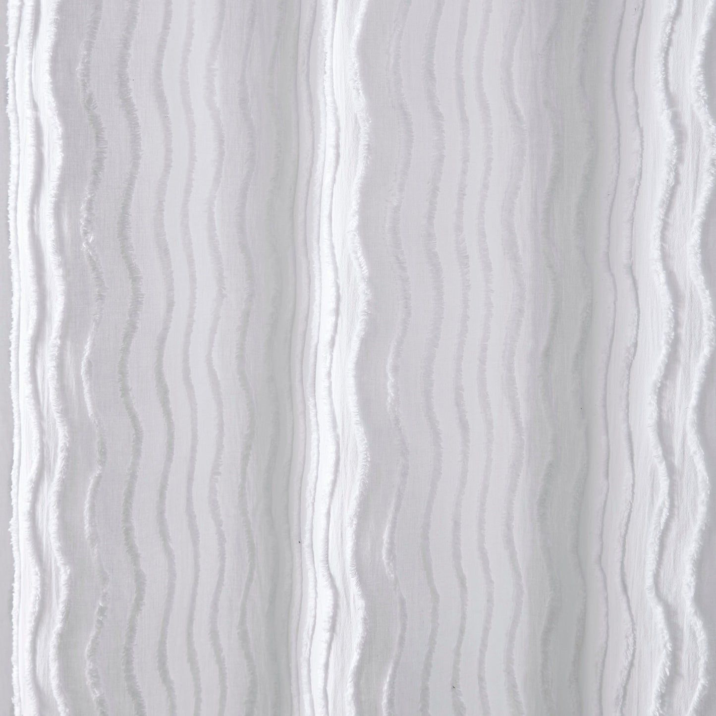 Brielle Home Mabel Textured Solid Shower Curtain