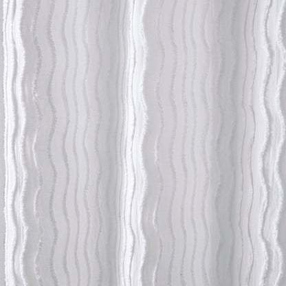 Brielle Home Mabel Textured Solid Shower Curtain