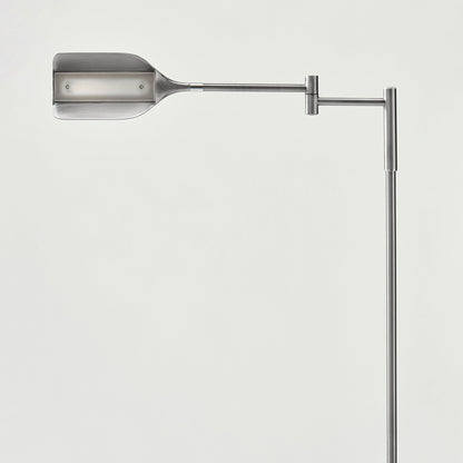 Brightech Leaf 53 in. Industrial 3-Way Dimming LED Floor Lamp with Brass Metal Empire Shade