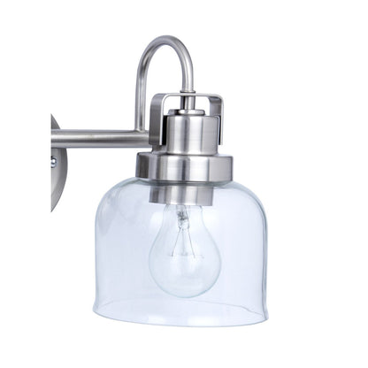 Brio Lighting Brighton Farmhouse 2-Light Dimmable Bathroom Vanity Light