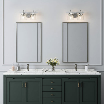Brio Lighting Brighton Farmhouse 2-Light Dimmable Bathroom Vanity Light