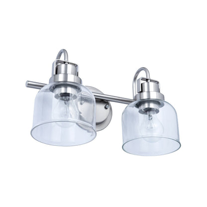 Brio Lighting Brighton Farmhouse 2-Light Dimmable Bathroom Vanity Light