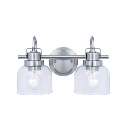 Brio Lighting Brighton Farmhouse 2-Light Dimmable Bathroom Vanity Light
