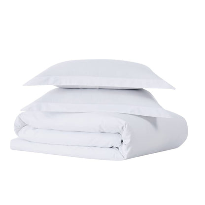 Brooklyn Loom Tight-Weave Cotton Percale Duvet Set