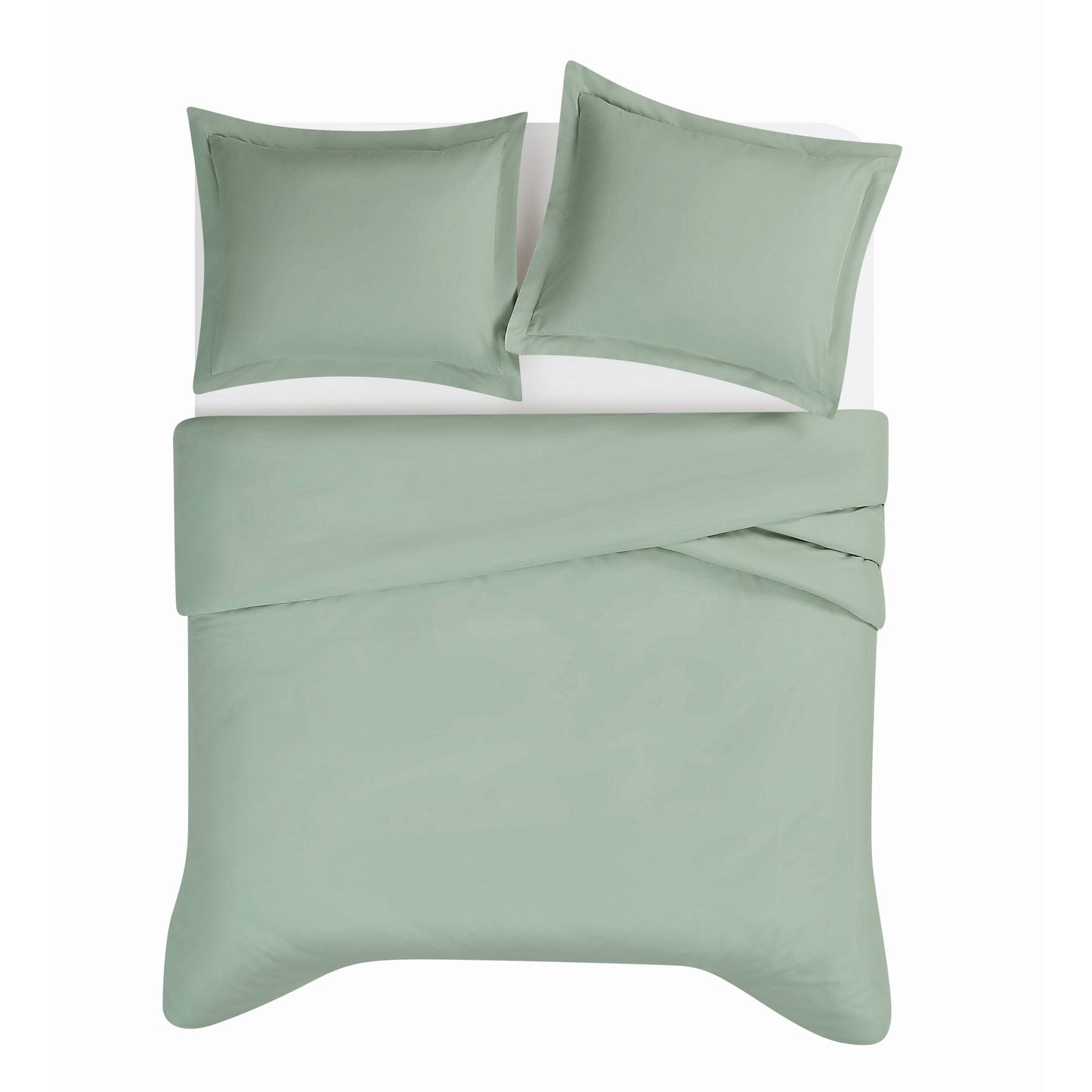 Brooklyn Loom Tight-Weave Cotton Percale Duvet Set