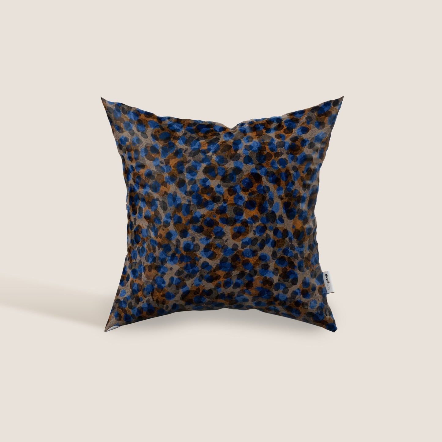 Brush cuscini disponibili in diversi colori realizzati in velluto Impermeabile blu