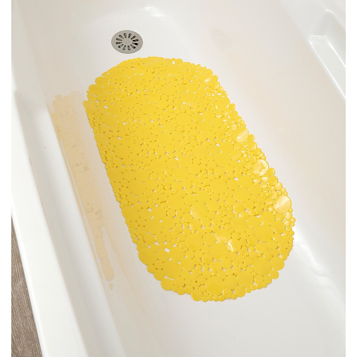 Bubbles Non-Slip Oval Bathtub Mat 28 L x 15 W