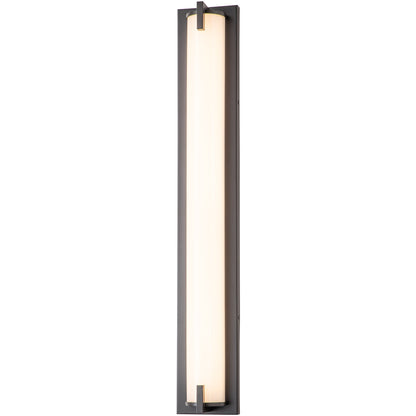 C Cattleya Oil-rubbed Bronze Integrated LED Vanity Light Indoor Wall Sconce with Acrylic Shade - Oil-rubbed Bronze