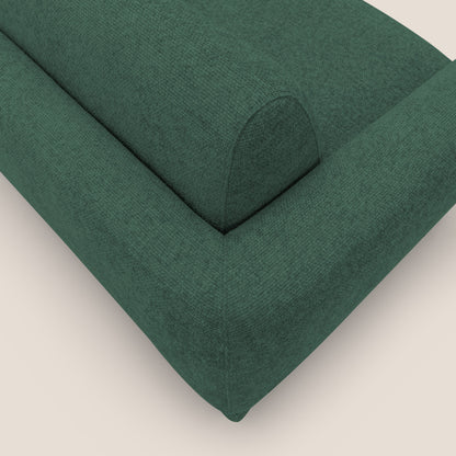 Happy Divano letto matrimoniale con materasso h18 cm in tessuto impermeabile T10 verde 