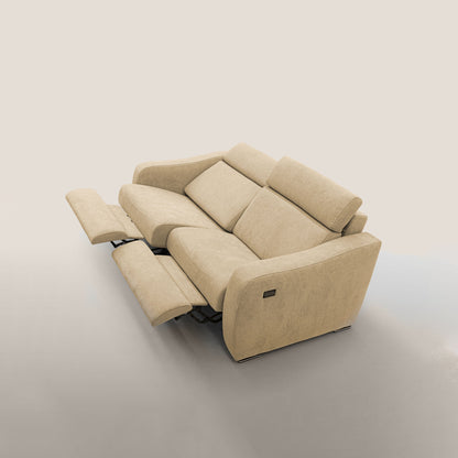 Gummy Divano con meccanismo relax elettrico beige
