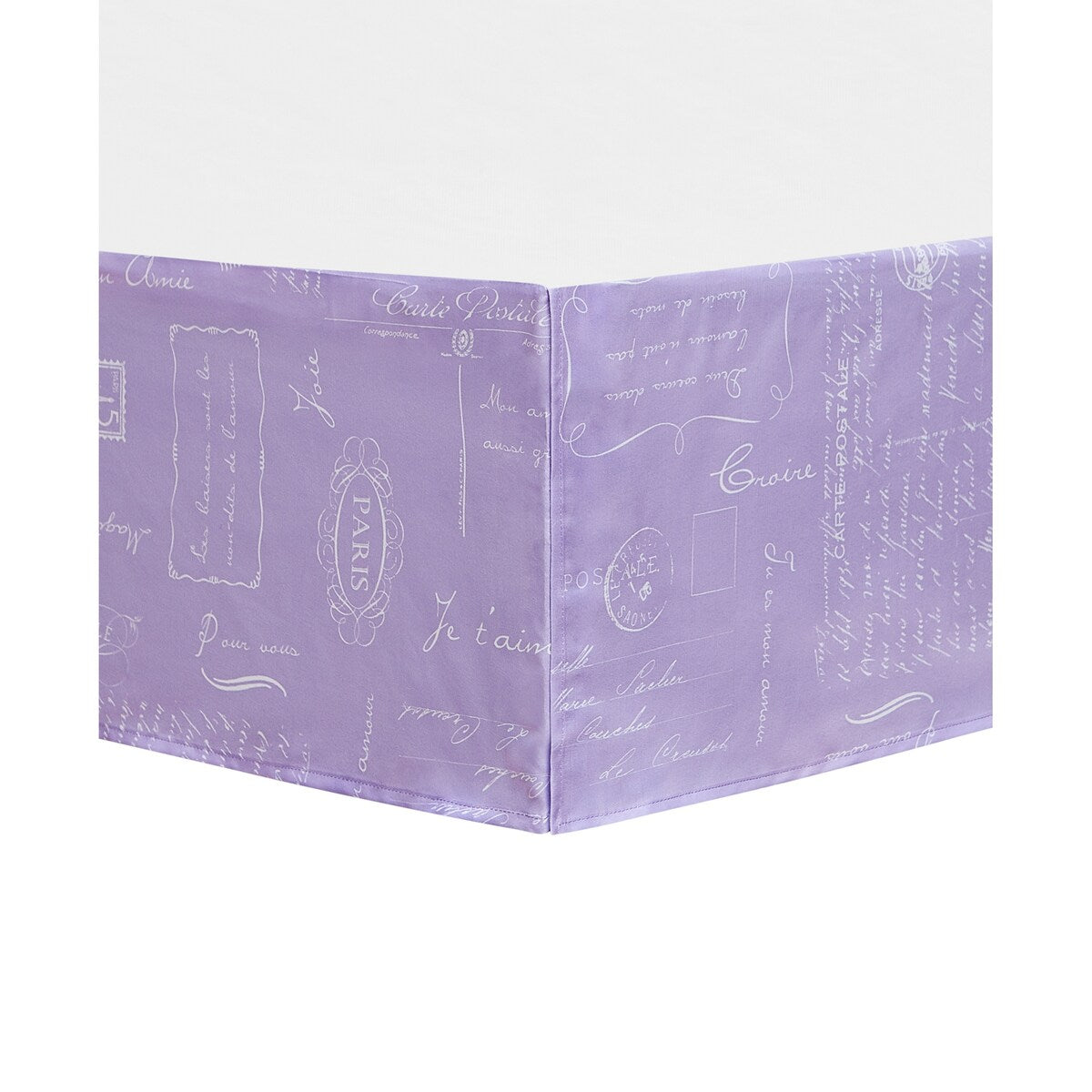 CEDAR COURT Paris Floral Lilac Soft Microfiber Reversible Comforter Set