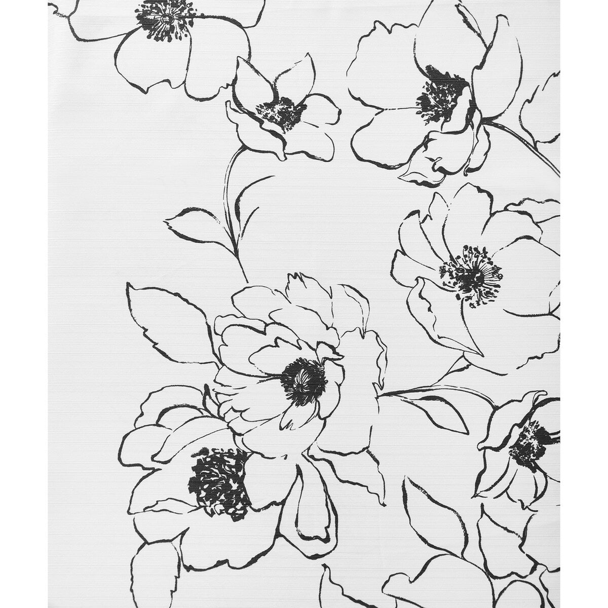 CEDAR COURT Printed Polyester Canvas Shower Curtain