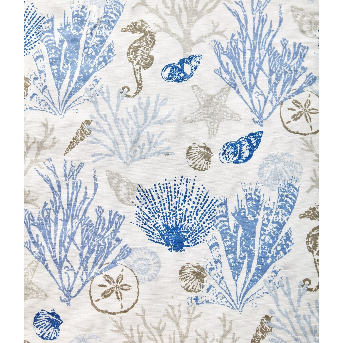 CEDAR COURT Printed Polyester Canvas Shower Curtain