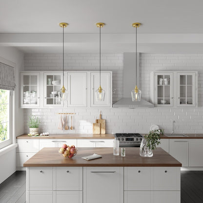 CO-Z 1 Light Pendant Light Fixture with Adjustable Height