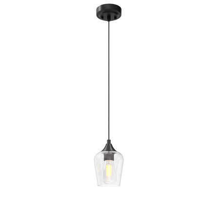 CO-Z 1 Light Pendant Light Fixture with Adjustable Height