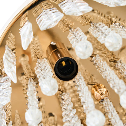 CO-Z 3-light Mini Crystal Chandelier with Raindrop Crystals