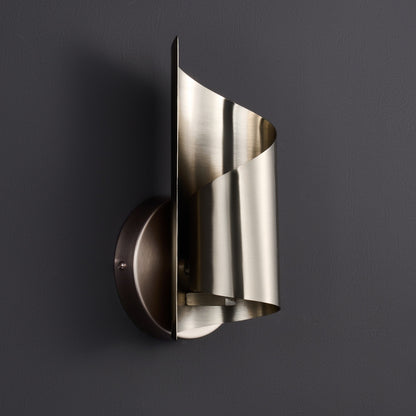 CO-Z Modern Novelty Scroll Wall Sconce Vanity Light Fixture