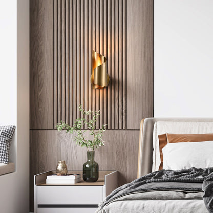 CO-Z Modern Novelty Scroll Wall Sconce Vanity Light Fixture