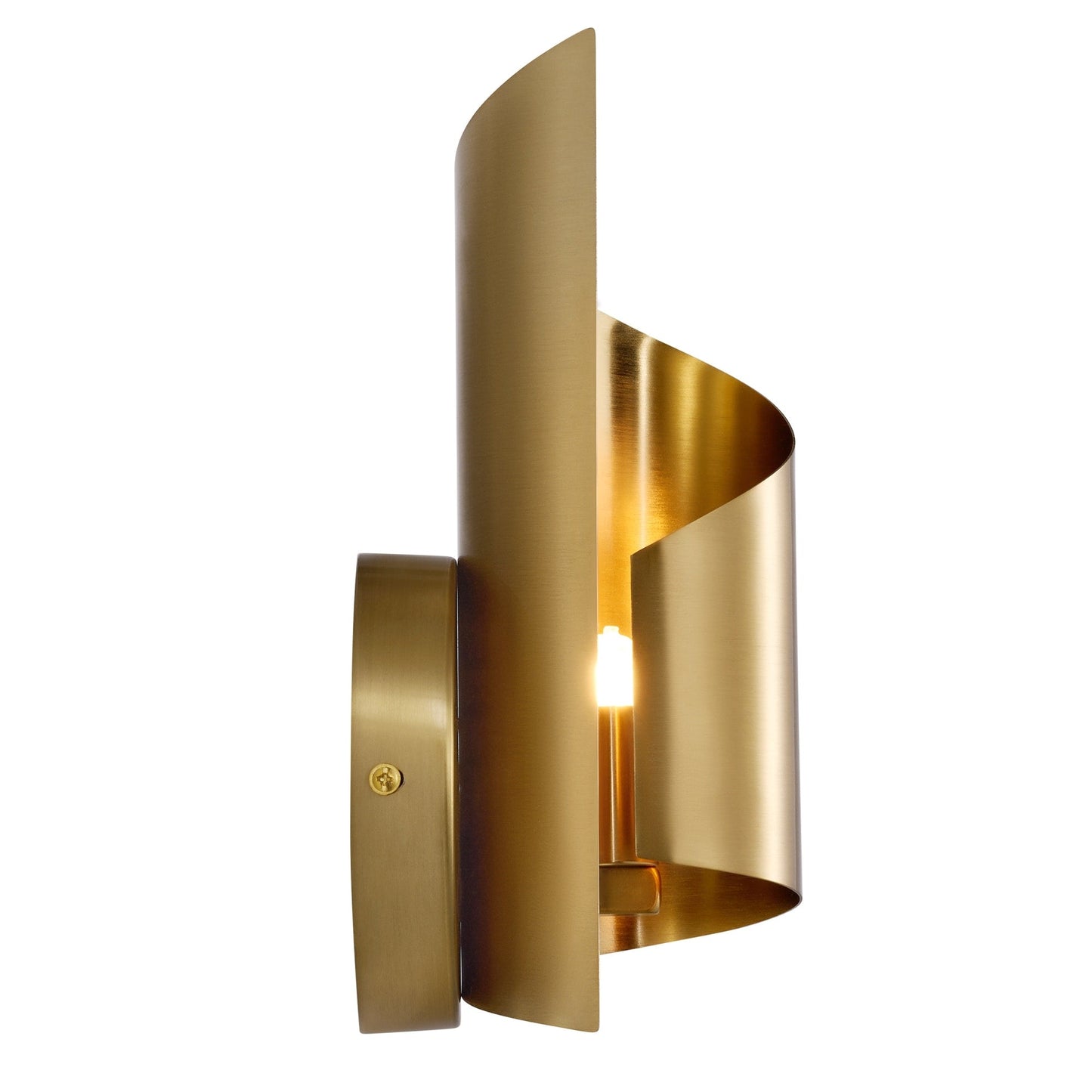 CO-Z Modern Novelty Scroll Wall Sconce Vanity Light Fixture