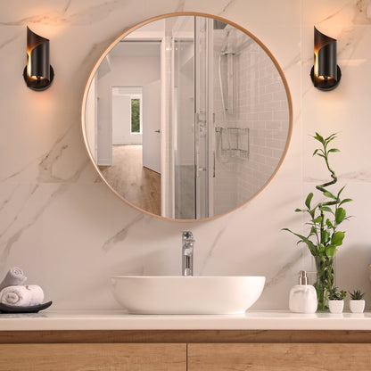 CO-Z Modern Novelty Scroll Wall Sconce Vanity Light Fixture