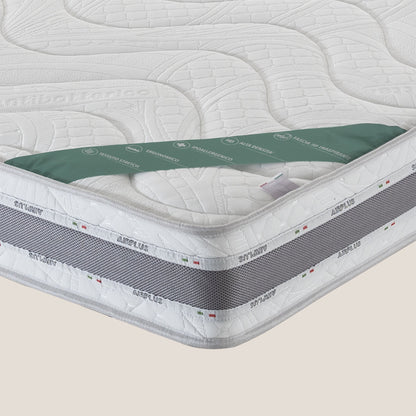 Comfort+ H18 cm e memory foam - materasso ad alta densità anallergico e traspirante per divano letto
