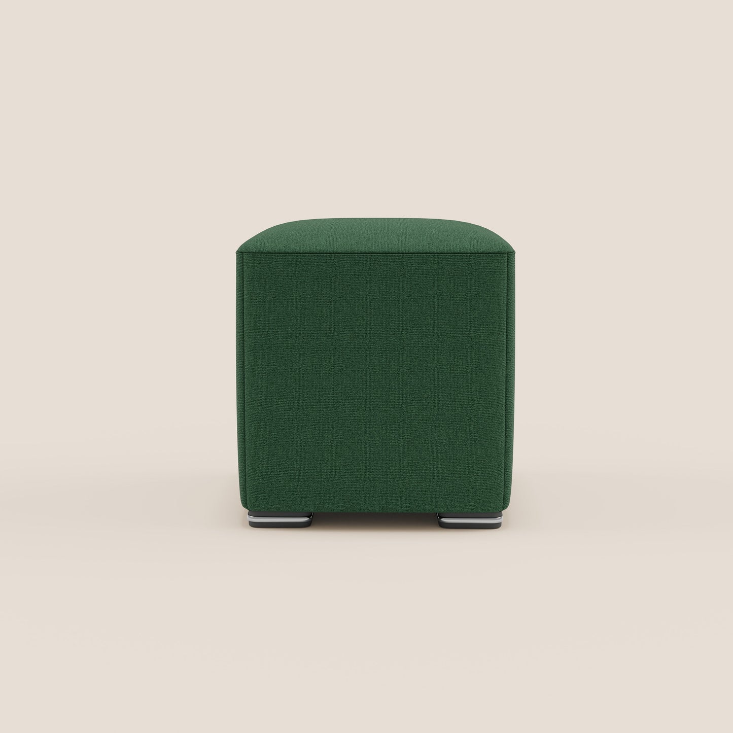 Pouf cubo in tessuto morbido impermeabile T08 VERDE