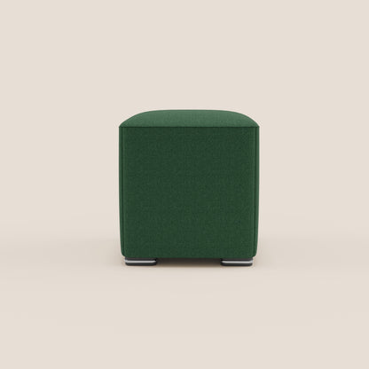 Pouf cubo in tessuto morbido impermeabile T08 VERDE