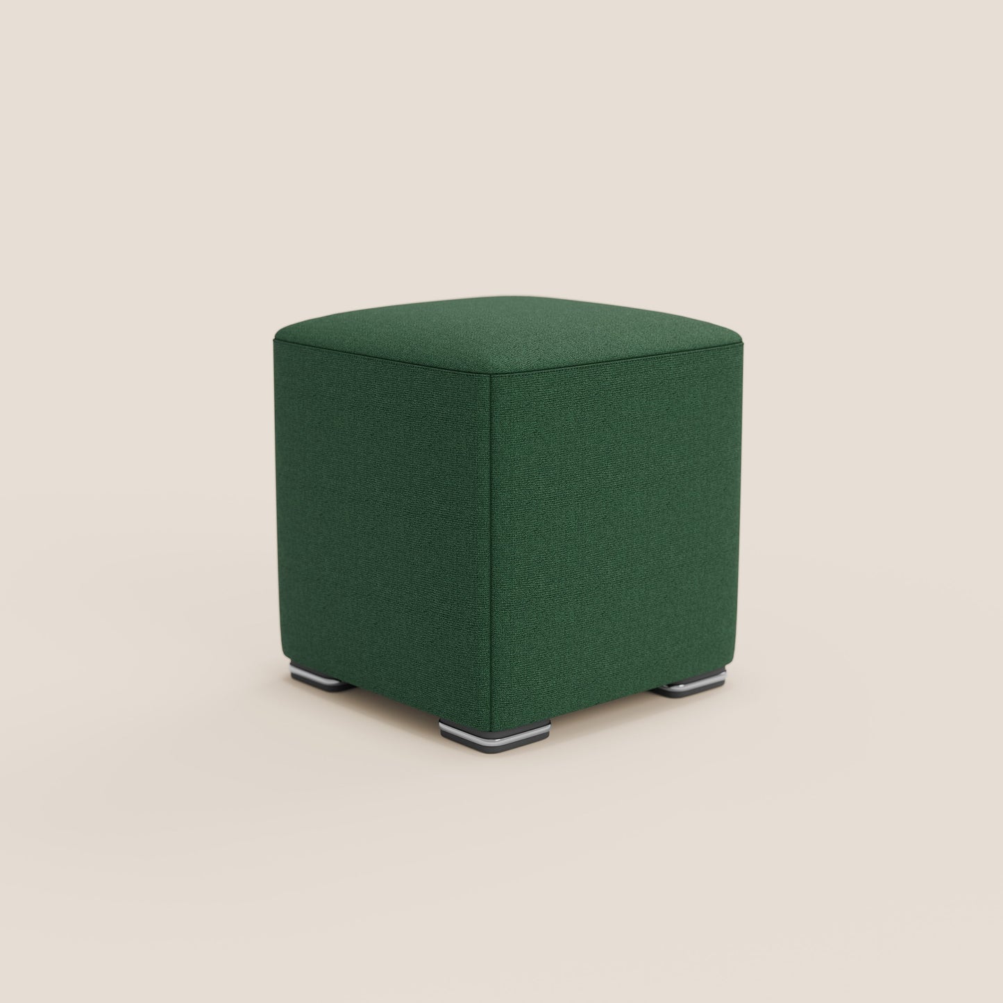 Pouf cubo in tessuto morbido impermeabile T08 VERDE