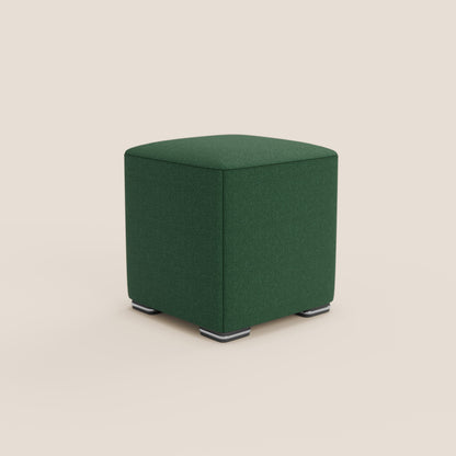 Pouf cubo in tessuto morbido impermeabile T08 VERDE