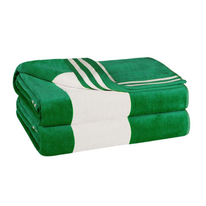 Cabana Stripe Oversized Cotton Beach 2 Piece Towel Set by Superior