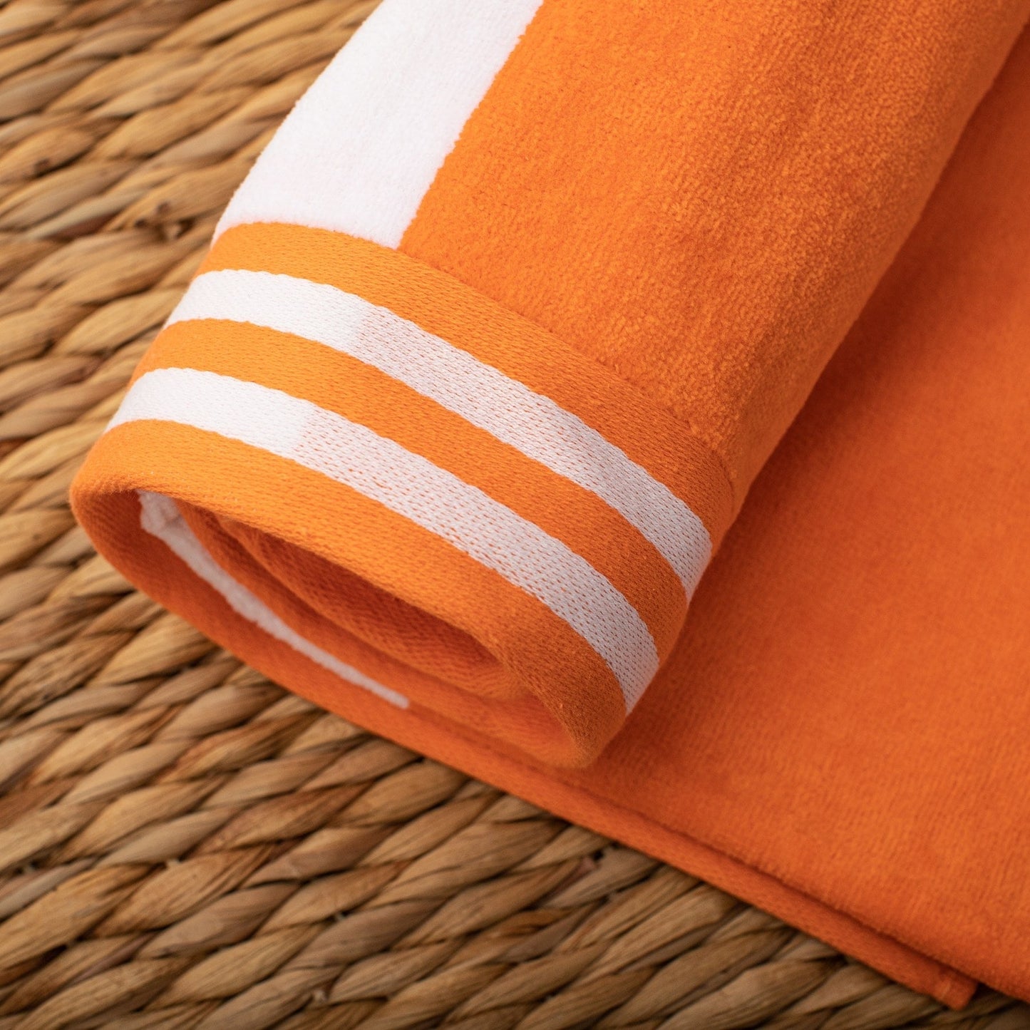 Cabana Stripe Oversized Cotton Beach 2 Piece Towel Set by Superior